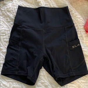 High waisted shorts